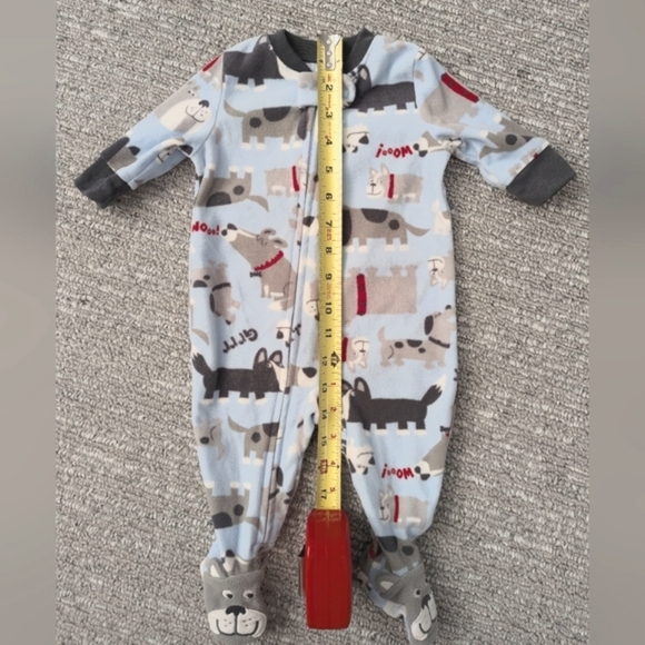 Carter's (Size 3 Months) Footed Fleece Sleepers/Pyjamas With Full Front Zipper - Picture 15 of 15